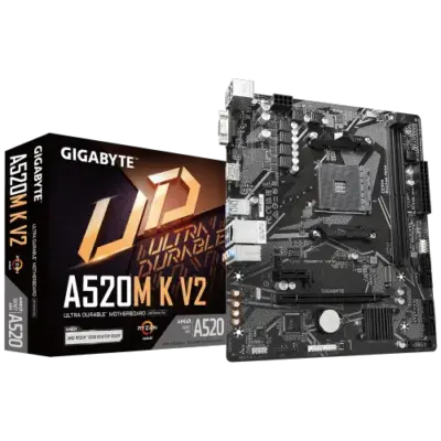 Gigabyte AMD A520 K V2 rev 1.1 DDR4 For AM4