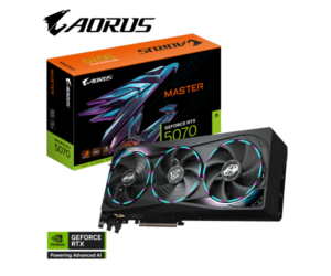 כרטיס מסך GIGABYTE AORUS GeForce RTX 5070 MASTER 12G