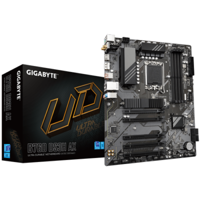 לוח אם Gigabyte B760 DS3H AX 1.1 DDR5 ATX WIFI6