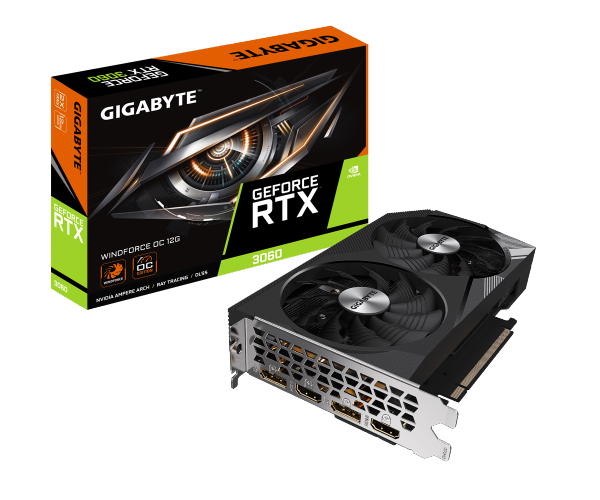 OC 12GB Rev 2.0 Gigabyte RTX 3060 Windforce 2