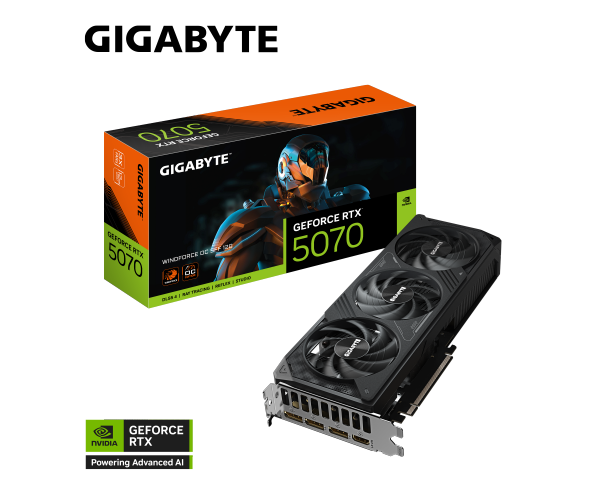 GIGABYTE GeForce RTX 5070 WINDFORCE OC SFF 12GB