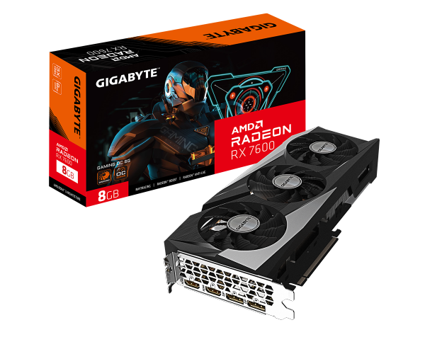 Gigabyte RADEON RX 7600 Gaming OC 8GB