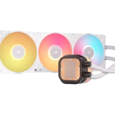 קירור נוזלי לבן Corsair iCUE TITAN 360 RX LCD White 360mm AIO