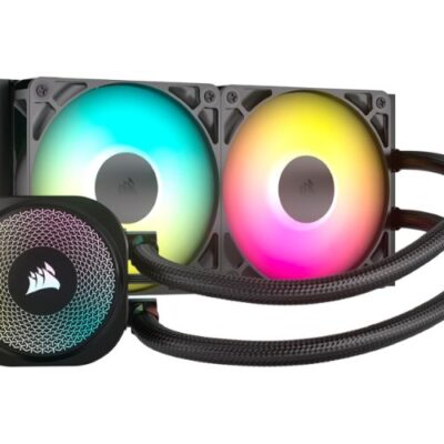 קירור נוזלי Corsair iCUE NAUTILUS 240 RS RGB Black 240mm AIO