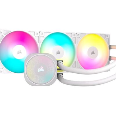 קירור נוזלי לבן Corsair iCUE NAUTILUS 360 RS White 360mm AIO