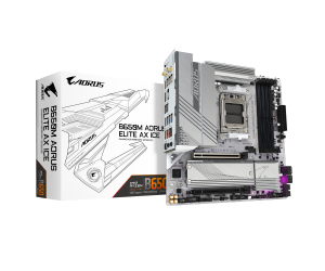 לוח אם Gigabyte B650M A ELITE AX ICE WIFI BT White