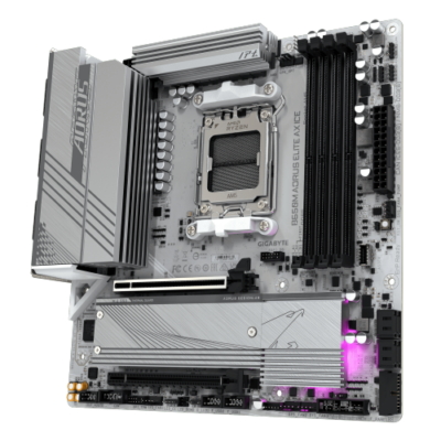 לוח אם Gigabyte B650M A ELITE AX ICE WIFI BT White