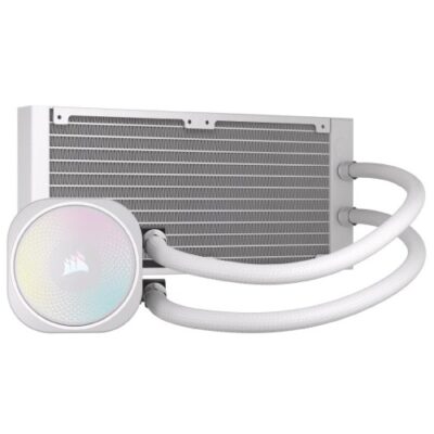 קירור נוזלי לבן Corsair iCUE NAUTILUS 240 RS RGB White 240mm AIO