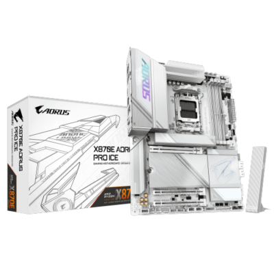 לוח אם GIGABYTE X870E AORUS PRO ICE DDR5 WIFI7