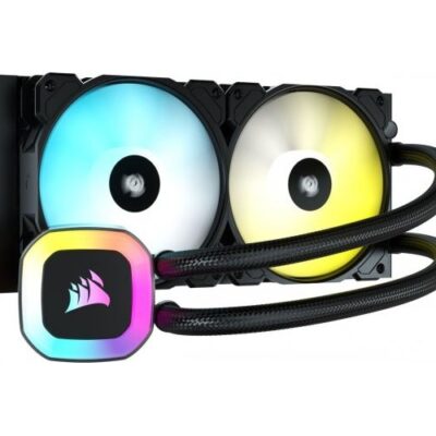 קירור נוזלי Corsair H100 RGB 240mm