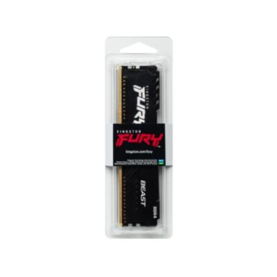 זכרון למחשב נייח Kingston Fury Beast KF432C16BB8 8GB DDR4 3200Mhz