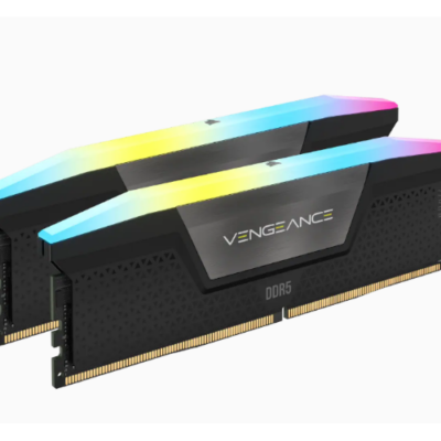 זכרון למחשב נייח Corsair Vengeance RGB 32GB 2X16 DDR5 5200Mhz