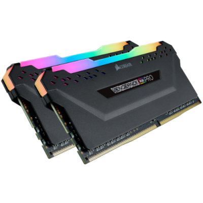 זכרון למחשב נייח קיט Corsair Vengeance RGB PRO 64GB 3200MHZ 32X2 Kit CL16