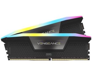 זכרון למחשב נייח Corsair Vengeance RGB 32GB 2X16 DDR5 6000Mhz C30