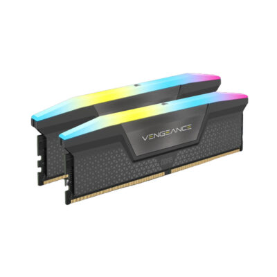 זכרון למחשב נייח Corsair Vengeance RGB DDR5 32GB 2X16 6000Mhz C38