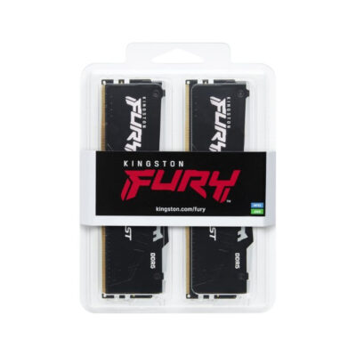 זכרון למחשב נייח Kingston Fury Beast RGB 32GB kit 2x16GB 6000Mhz DDR5 C30