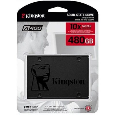 כונן פנימי 2.5 Kingston A400 480GB SSD 3D NAND