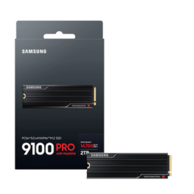 כונן פנימי Samsung 9100 PRO W Heatsink 2TB Gen5