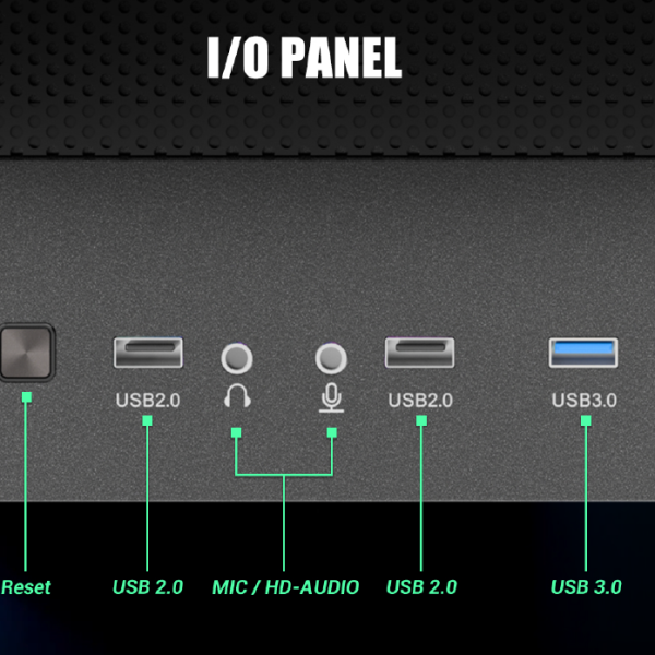 מארז מחשב Antec CX600M RGB Black