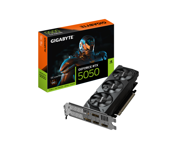 כרטיס מסך Gigabyte GeForce RTX 5050 8GB OC Low profile