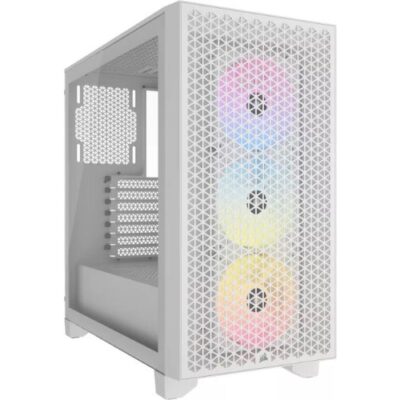 מארז מחשב Corsair 3000D RGB AIRFLOW White