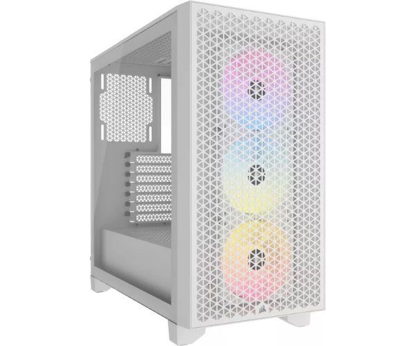 מארז מחשב Corsair 3000D RGB AIRFLOW White
