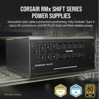 ספק כוח Corsair RM850X SHIFT 80 PLUS Gold Fully Modullar PCIE 5.0