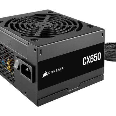 ספק כוח CORASIR CX650 Non modular 650W 80 Plus Bronz PSU