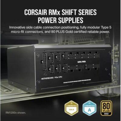 ספק כוח CORSAIR RM750x SHIFT 80 PLUS Gold Fully Modular ATX