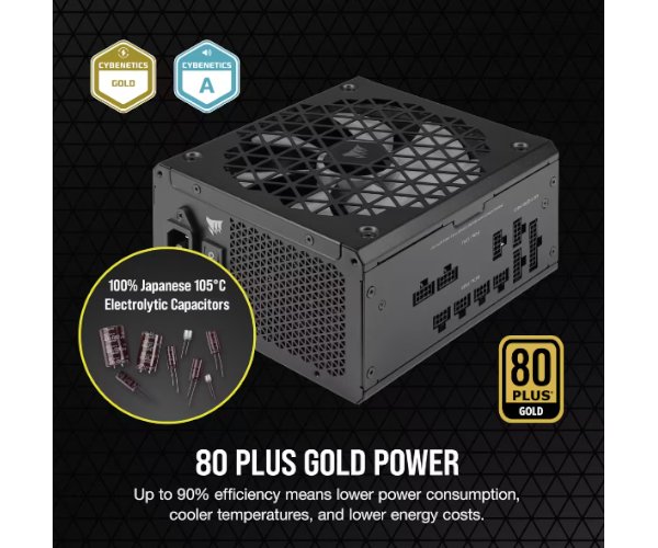 ספק כוח CORSAIR RM750x SHIFT 80 PLUS Gold Fully Modular ATX