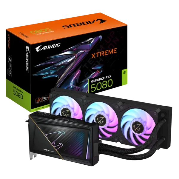 AORUS GeForce RTX™ 5080 XTREME WATERFORCE 16G