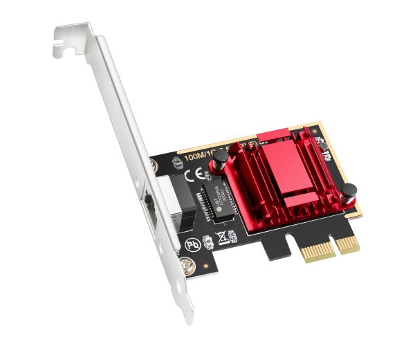 כרטיס רשת פנימי לנייח Cudy PE25 2.5Gbits PCI-E Nework Adapter LP