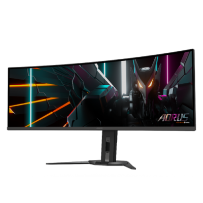מסך AORUS CO49DQ Ultra-Wide DQHD OLED 0.03ms 144Hz KVM HDR