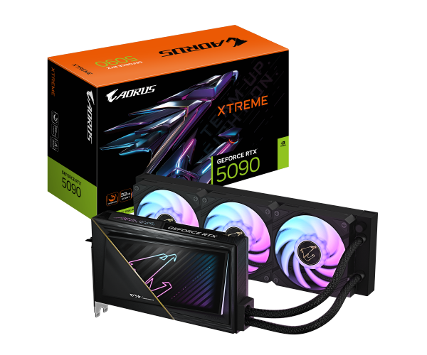 כרטיס מסך AORUS GeForce RTX 5090 XTREME WATERFORCE 32G