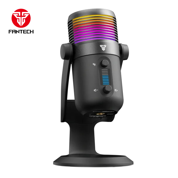 מיקרופון גיימינג חוטי למחשב דגם MCX03 שחור עם תאורת RGB מבית Fantech