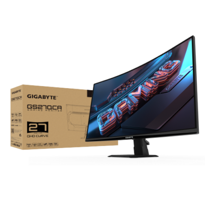 מסך גיימינג קעור Gigabyte GS27FC FHD VA 1MS HDR Ready 180Hz