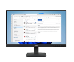 מסך ThinkVision S24-4e 4ms 100Hz FHD IPS 23.8 HDMI VGA Black Vesa