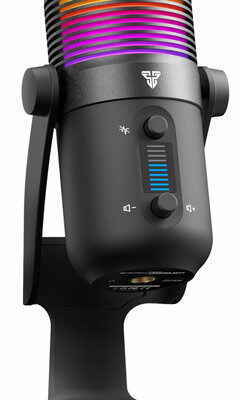 Fantech MCX03 שחור – מיקרופון USB שולחני עם RGB