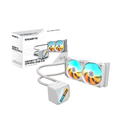 קירור נוזלי Gigabyte Gaming 240 ICE ARGB White