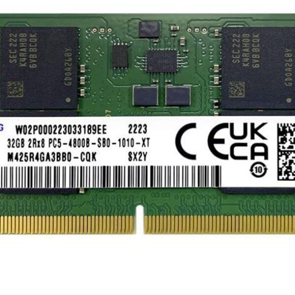 זכרון למחשב נייד Samsung 32GB DDR5 5600Mhz SODIMM