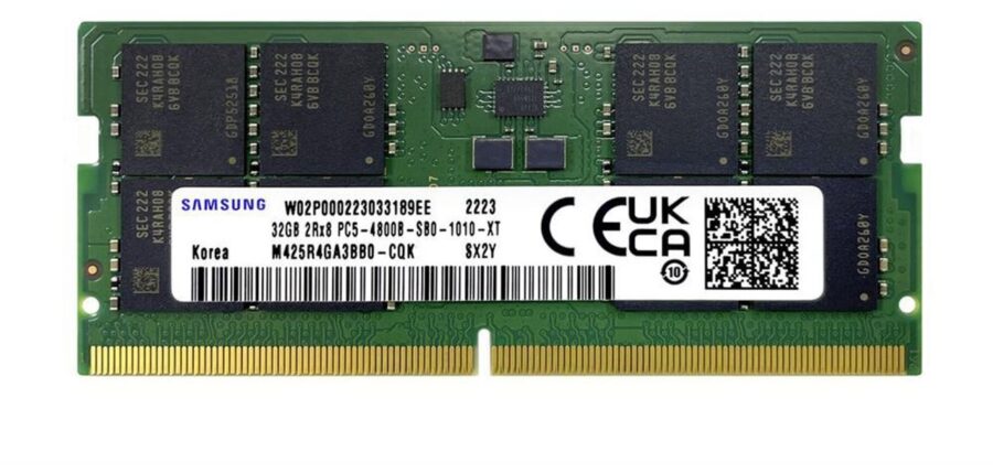 זכרון למחשב נייד Samsung 32GB DDR5 5600Mhz SODIMM