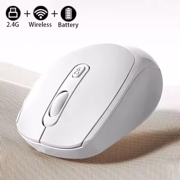 עכבר אלחוטי דו‑מצבי (Bluetooth & 2.4G) למחשבים ולטאבלטים