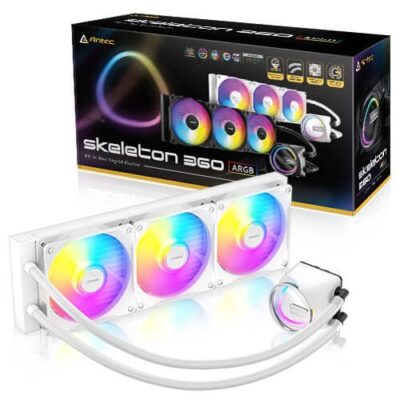 קירור נוזלי Antec SKELETON 360 ARGB White