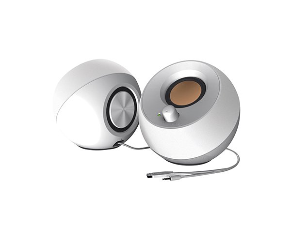 רמקולים למחשב White Creative Pebble