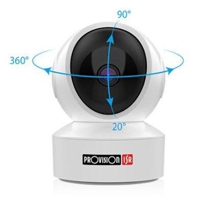 מצלמת אבטחה ביתית PT-848 – ממונעת 360° עם  PROVISION Wi-Fi