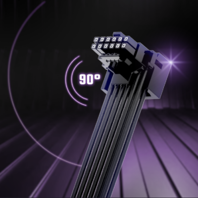מתאם לספק Cooler Master 12VHPWR Adapter Cable up to 600W 90 Degre