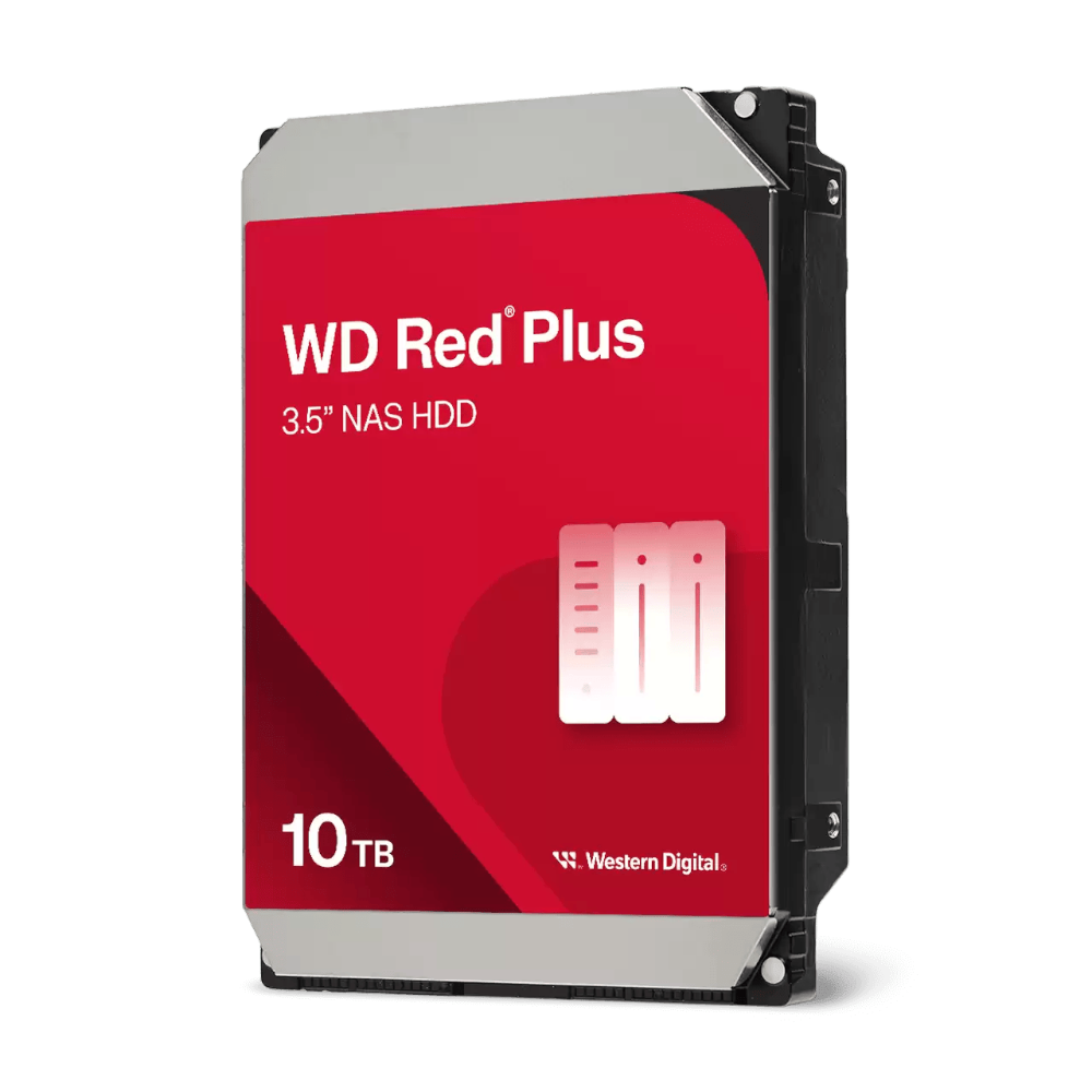 דיסק פנימי WD Red Plus NAS 10TB HDD 5400RPM 256MB Cache SATA III