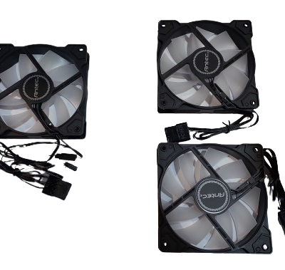 מאווררים למארז Antec 120mm RGB 3 Pack Fan 1 Master+2 SLAVE