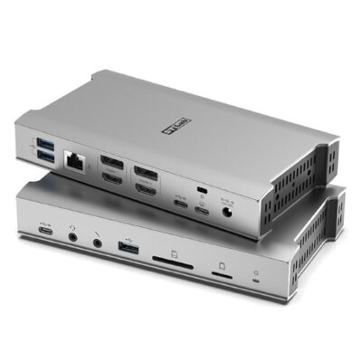 תחנת עגינה ST-LAB U-2630 USB 10G HDMI+DP DUAL 4K 100W DP Type-C