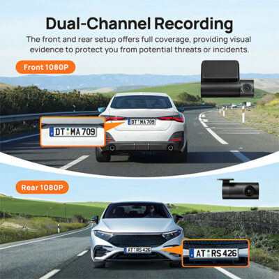 מצלמת רכב חכמה דו-כיוונית 70mai Dash Cam A200-1